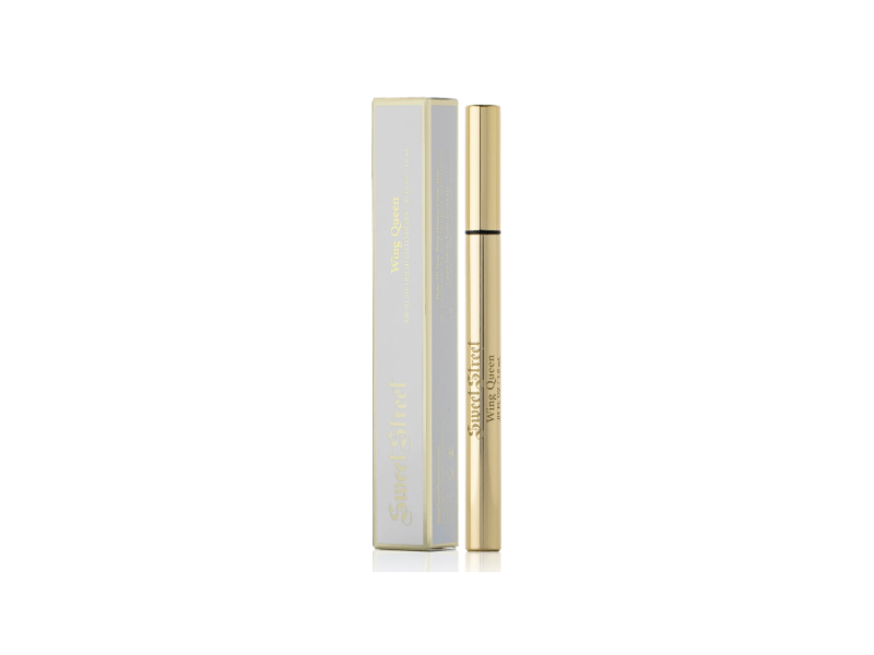Sweet Street Wing Queen Brush Tip Liquid Eyeliner Pen, Black, 0.03 fl oz/1 mL