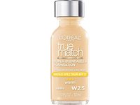 L'Oreal Paris Makeup True Match Super-Blendable Liquid Foundation, Vanilla W2.5 Vanilla, SPF 17, 1 Fl Oz/30 mL - Image 2
