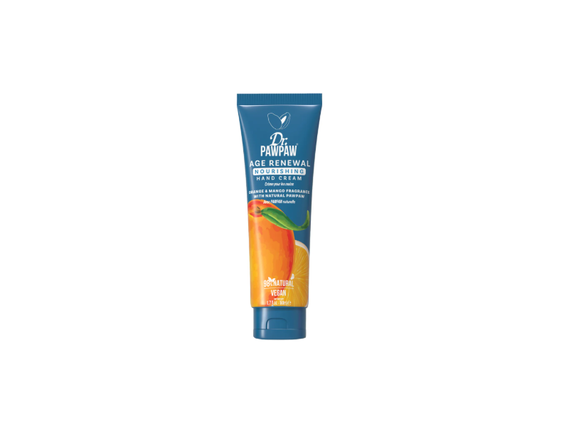 Dr. Pawpaw Age Renewal Nourishing Hand Cream, Orange & Mango Fragrance, 1.7 fl oz/50 mL