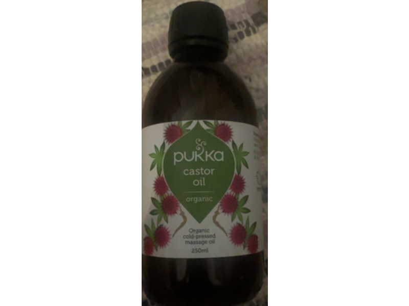Pukka Organic Cold Pressed Massage Oil, Castor Oil, 250 mL