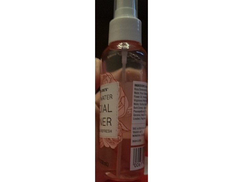 Trader Joe's Facial Toner, Rose Water, 4 fl oz/118 mL
