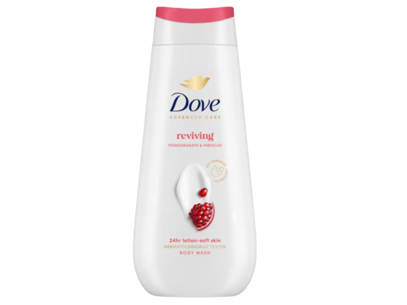 Dove Reviving Body Wash, Pomegranate & Hibiscus, 225 mL