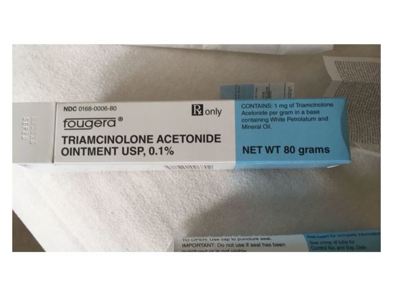 Triamcinolone Acetonide Ointment USP 0.1%, 80 g, Fougera (RX)