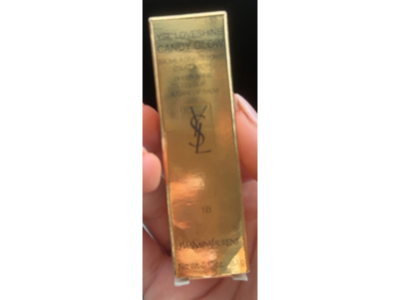 Yves Saint Laurent Loveshine Candy Glow Lip Balm, 1B, 0.10 oz/3.1 g