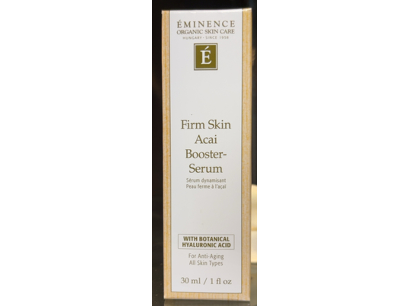 Eminence Organic Skincare Firm Skin Acai Booster Serum, Botanical Hyaluronic Acid, 1 fl oz/30 mL