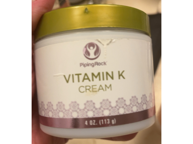 Piping Rock Vitamin K Cream, 4 oz/113 g