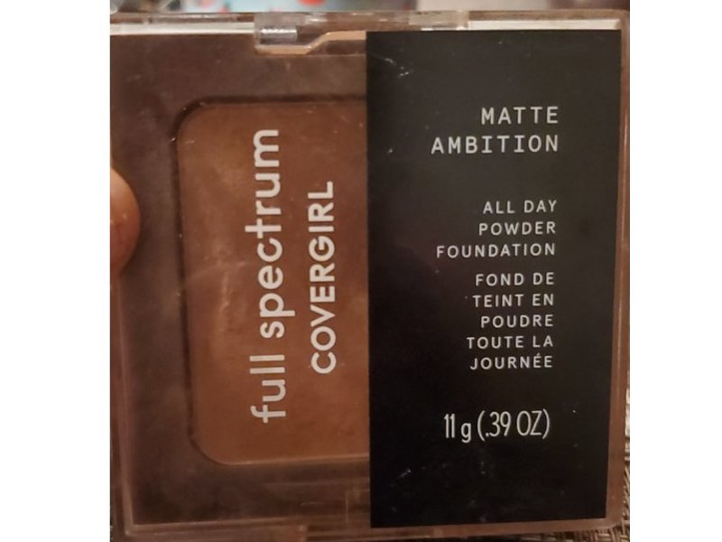 Covergirl Matte Ambition All Day Powder Foundation, Deep Cool 3, 0.39 oz/11 g