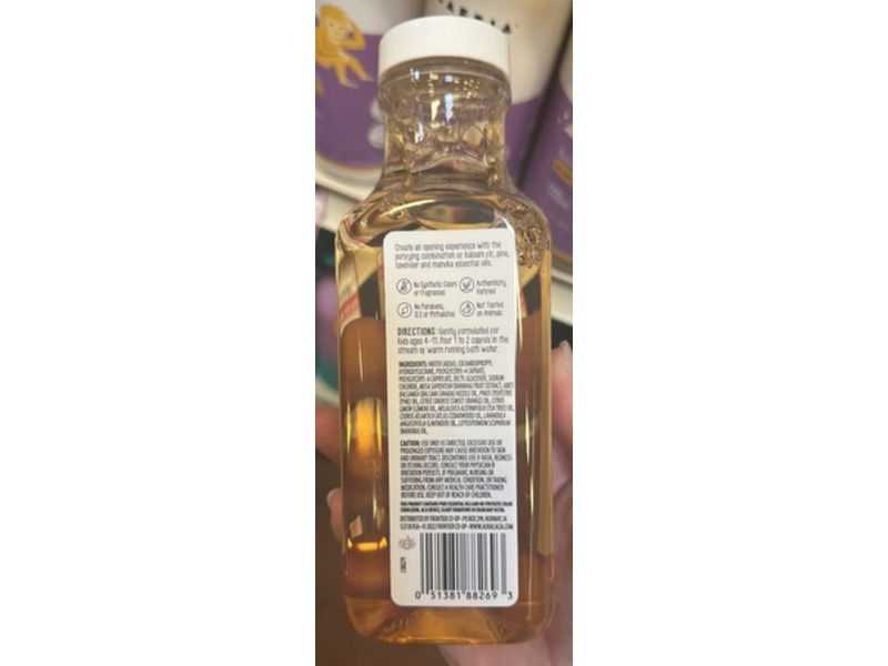 Aura Cacia Clearing Bubble Bath, Pine & Citrus Scented, 13 fl oz/384 mL