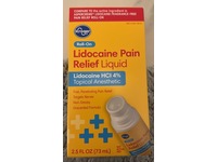 Kroger Lidocaine Pain Relief Liquid Roll-On, 2.5 fl oz/73 mL - thumbnail 2