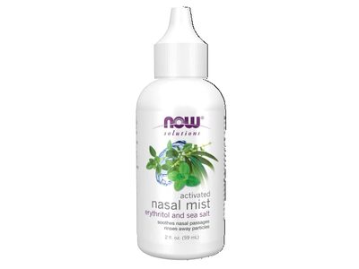 NOW Solutions Activated Nasal Mist, Erythritol & Sea Salt, 2 fl oz/59 mL