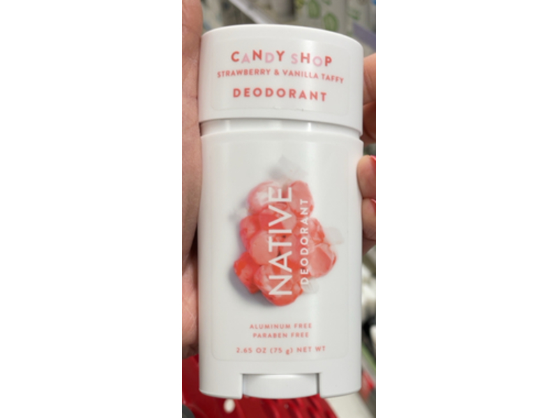 Native Deodorant, Strawberry & Vanilla Taffy, 2.65 oz/725 g