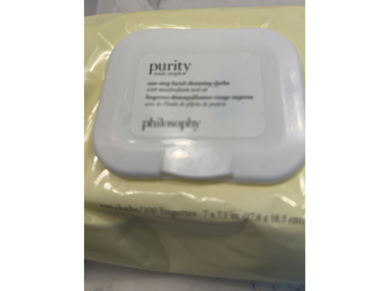 Philosophy Purity One-Step Facial Cleansing Cloths, 100 Count
