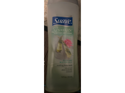 Suave Soothing Body Wash, Aloe & Waterlily, 12 fl oz/355 mL