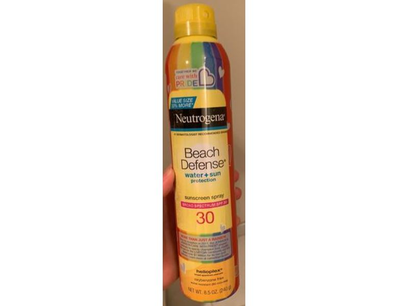 Neutrogena Beach Defense Sunscreen Spray, Pride Limited Edition, SPF 30, 8.5 oz/241 g