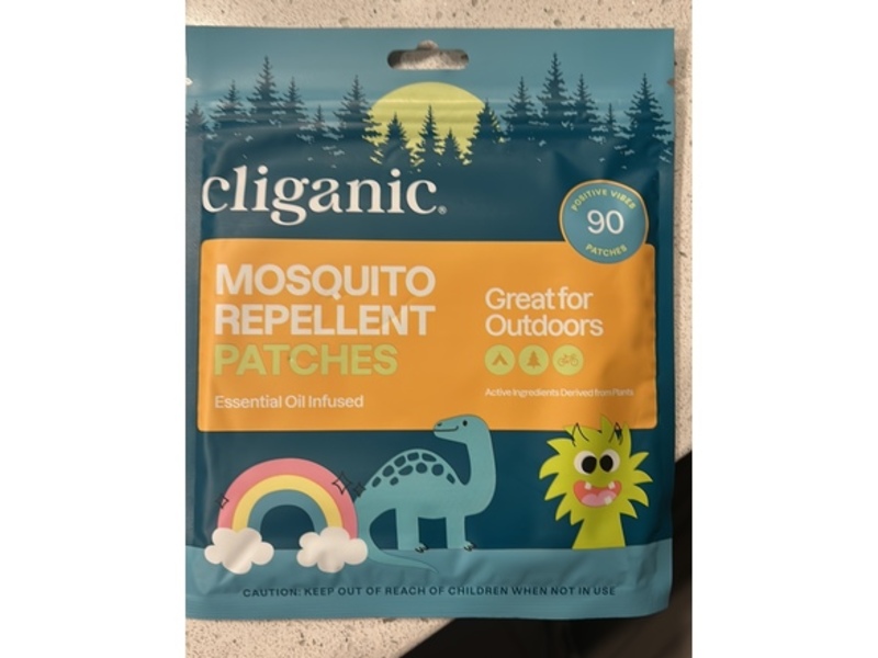 Cliganic Kids Mosquito Repellent Patches, Positive Vibes, 90 Count