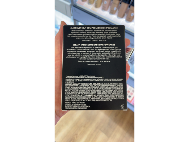 bareMinerals Mineralist Eyeshadow Palette - Burnished Women Eye Shadow 0.04 oz