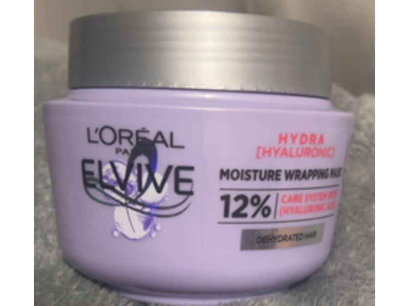 L'Oreal Paris Elvive Moisture Wrapping Mask, 12% Hyaluronic Acid, 300 mL