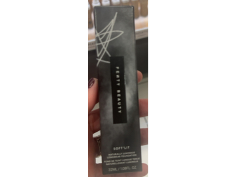 Fenty Beauty Soft'lit Naturally Luminous Longwear Foundation, Shade 345, 1.08 fl oz/32 mL