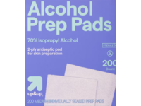up&up Alcohol Prep Pads, Isopropyl Alcohol 70%, 200 Count - thumbnail 1