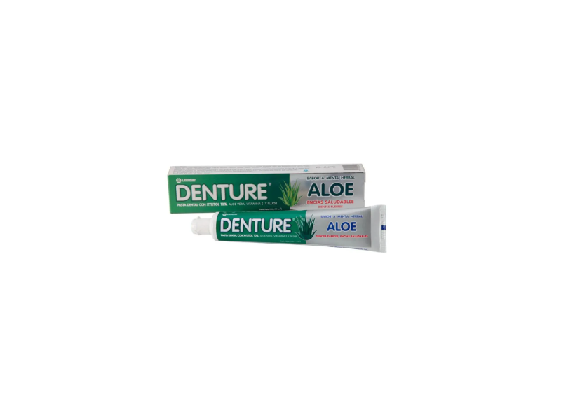 Lamosan Denture Toothpaste, Aloe, 100 g