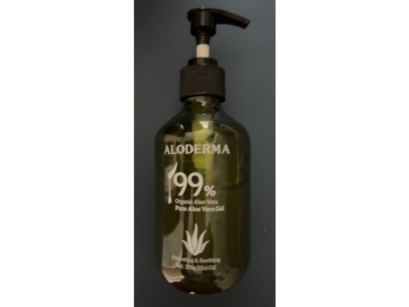 Aloderma Hydrating & Soothing Pure Aloe Vera Gel, 10.6 oz/300 g