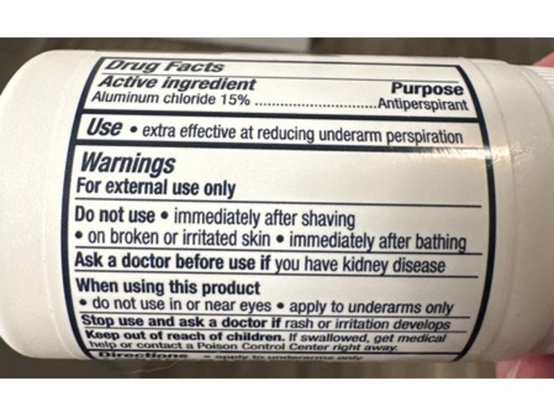 Certain DRI Prescription Strength Antiperspirant Roll-On, Aluminum Chloride 15%, 1.2 fl oz/35 mL
