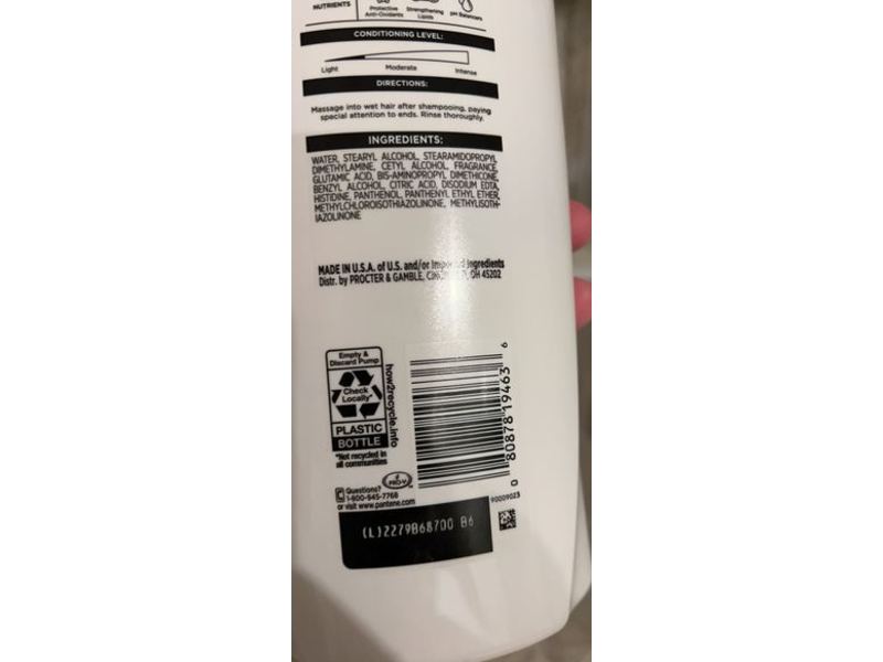 Pantene Volume & Body Conditioner, 21.4 fl oz/635 mL