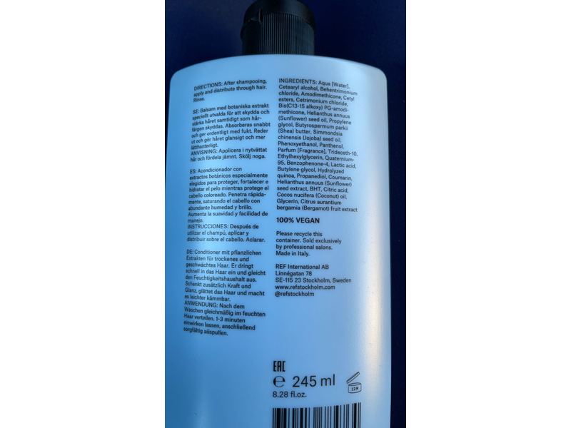 Stockholm Sweden Ref Intense Hydrate Conditioner, Sulfate & Paraben Free, 8.28 fl oz/245 mL