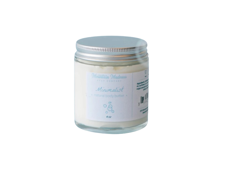 Mountain Madness Soap Company Minimalist Body Butter, 4 oz