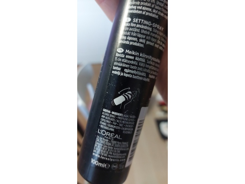 Loreal Paris Infaillible Mattifying Setting Spray, 100 mL