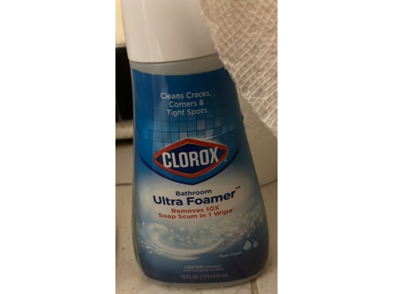 Clorox Bathroom Ultra Foamer, Rain Clean, 16 fl oz/473 mL