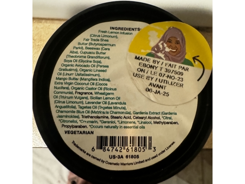 Lush Cuticle Butter, Lemony Flutter