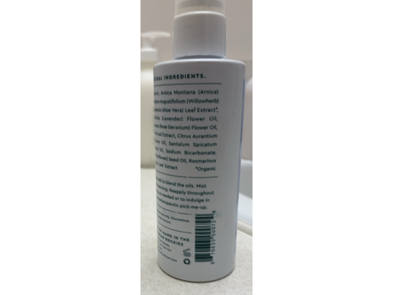 Rocky Mountain Soap Co Calming Toner, 100 mL