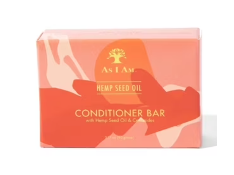 As I Am By Dr. Ali Syed Conditioner Bar, Hemp Seed Oil, 3.17 oz/90 g