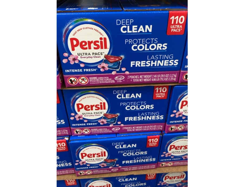 Persil Everyday Clean Ultra Pacs Detergent, Intense Fresh, 39.05 oz/1.12 kg, Pack Of 110