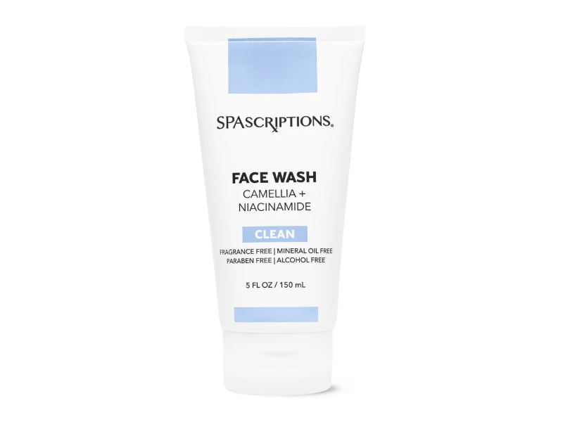 Spascriptions Face Wash, Camellia + Niacinamide, 5 fl oz/150 mL