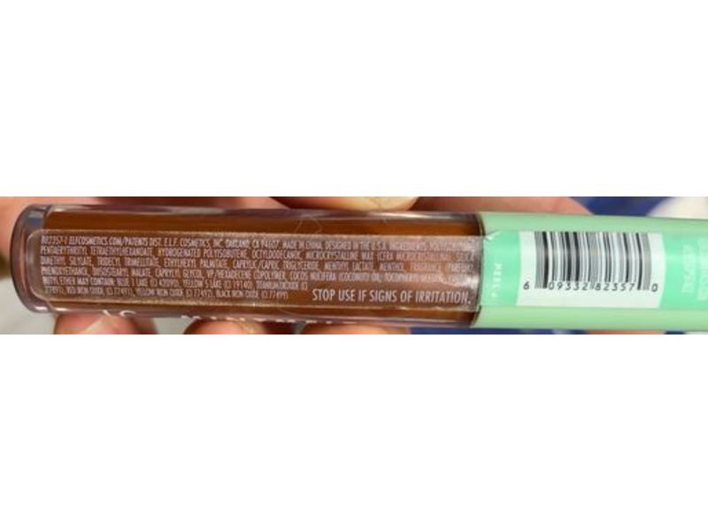 E.l.f. Mintmelt Lip Pluming Gloss, Chocolate Chip, 0.08 fl oz/2.5 mL