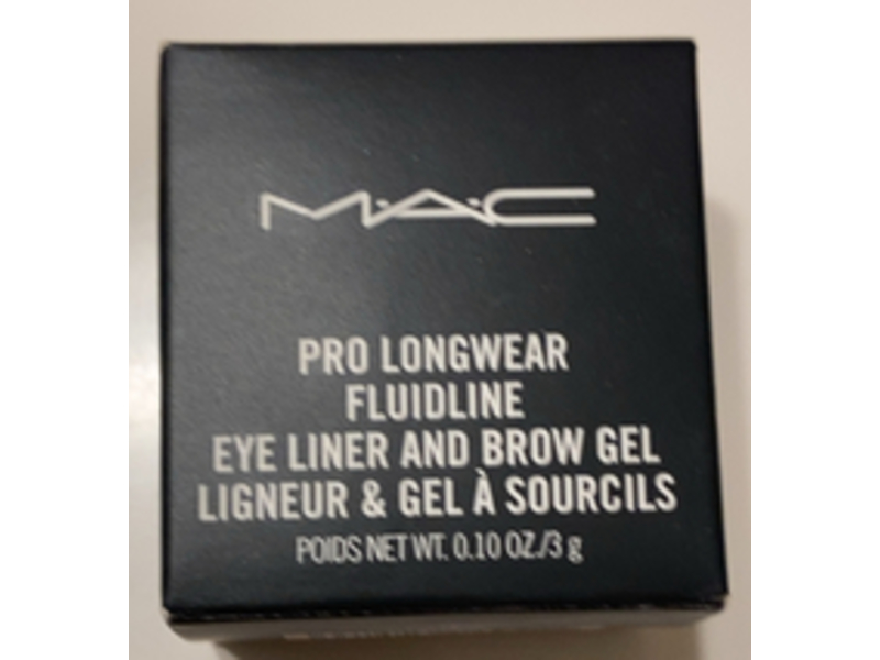 M. A. C Cosmetics Pro Longwear Fluidline Eye Liner & Brow Gel, Blacktrack, 0.10 oz/3 g