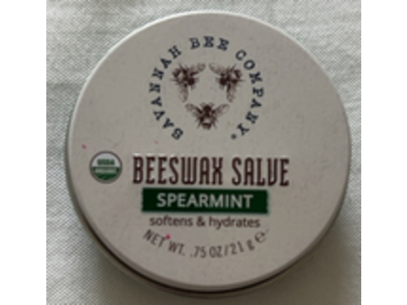 Savannah Beeswax Salve, Spearmint, 0.75 oz/21 g
