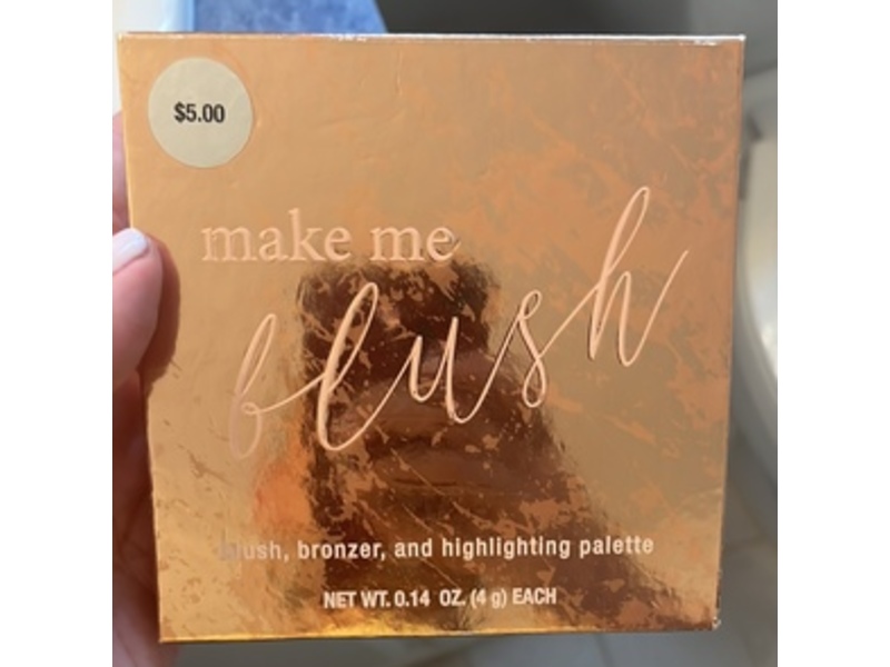 Target Beauty Make Me Blush Blush + Bronzer + Highlighting Palette, 0.14 oz/4 g