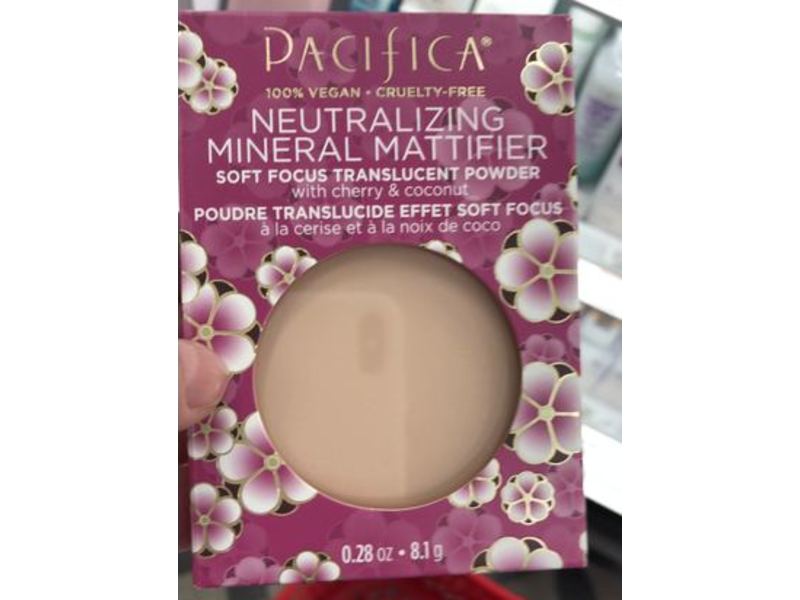 Pacifica Neutralizing Mineral Mattifier, Cherry & Coconut, 0.28 oz/8.1 g