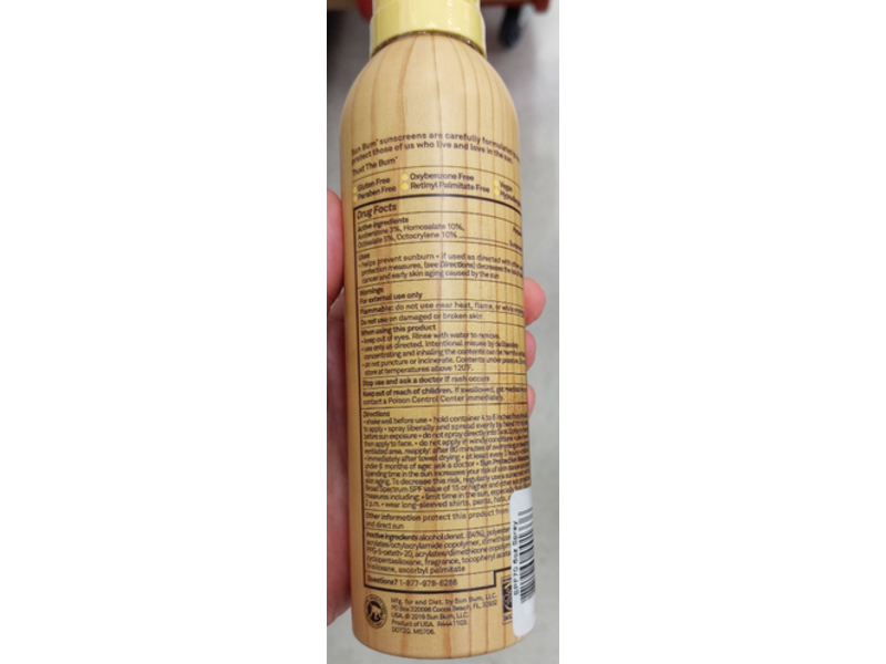 Sun Bum Premium Moisturizing Sunscreen Spray, SPF 70, 6 oz/ 170 g