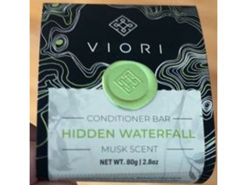 Viori Hidden Waterfall Conditioner Bar, Musk Scent, 80 g/2.8 oz