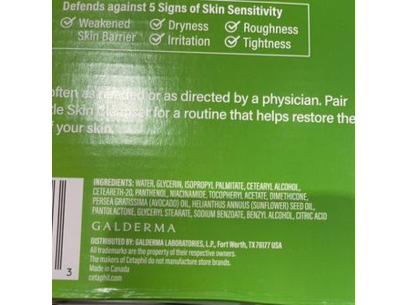 Cetaphil Moisturing Lotion, Avocado Oil & Esential Vitamins B5 & B3, Pack of 2