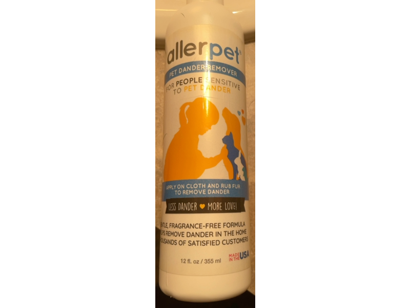 Allerpet Pet Dander Remover, 12 fl oz/355 mL