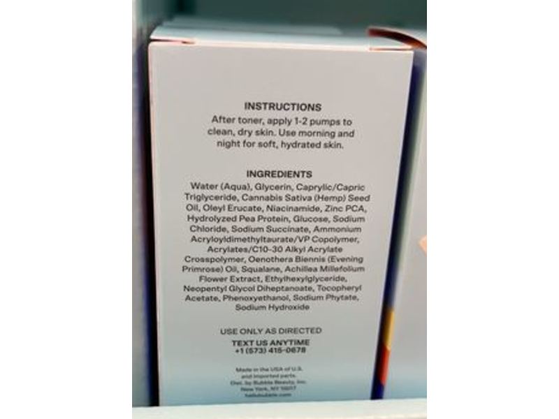 Bubble Level Up Balancing Moisturizer, 1.7 fl oz/50 mL