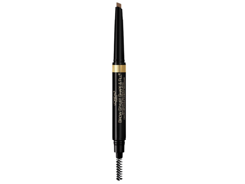 L'Oreal Paris Brow Stylist Shape & Fill Pencil, 415 Brunette, 0.008 oz/250 mg