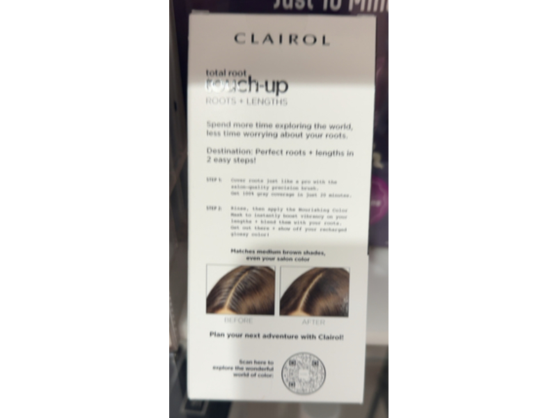 Clairol Root + Lengths Total Root Touch-Up, 5 Medium Brown- Tuscany 1 Application