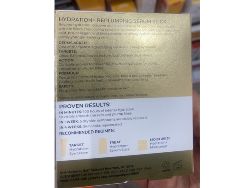 Roc Hydration+ Replumping Serum Stick, 0.7 fl oz/20 mL