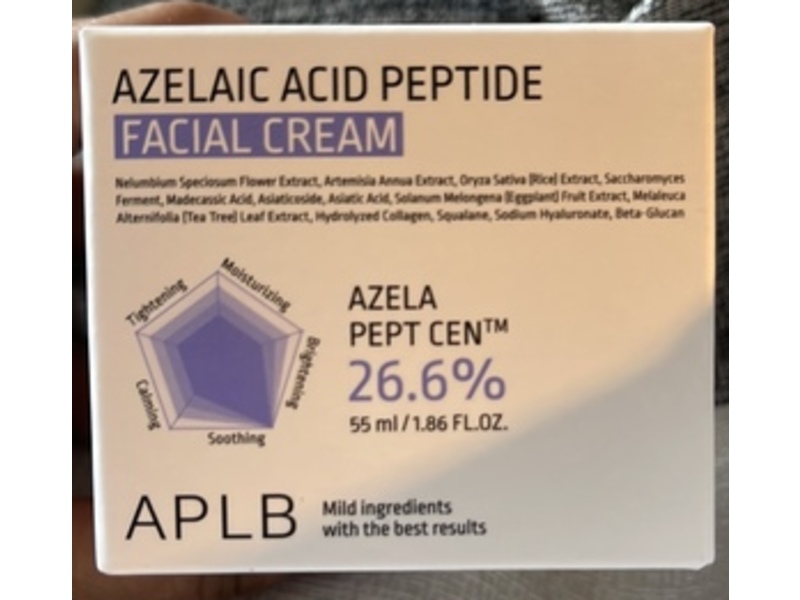 APLB Azelaic Acid Peptide Facial Cream, 1.86 fl oz/55 mL